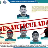 Policías capturan a 12 presuntos secuestradores y rescatan a cinco víctimas en Tabasco