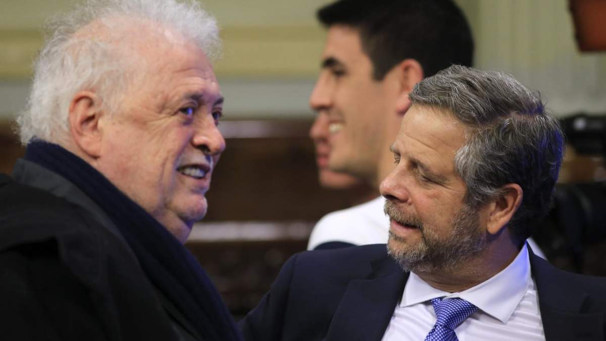 Ginés González García junto a Aldolfo Rubinstein. Fuente: (Twitter)