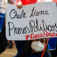 Protestas en Chile empañan la inauguración de la Convención Constituyente