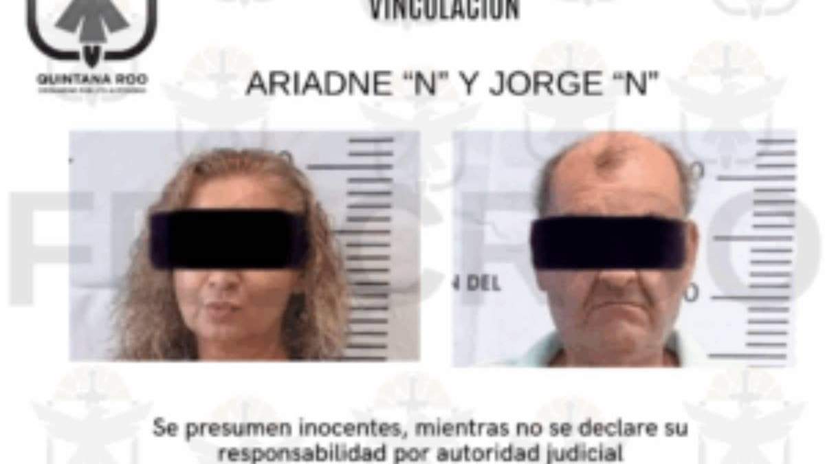 Ariadne "N" y Jorge "N", exfuncionarios de Playa del Carmen, detenidos por despojo