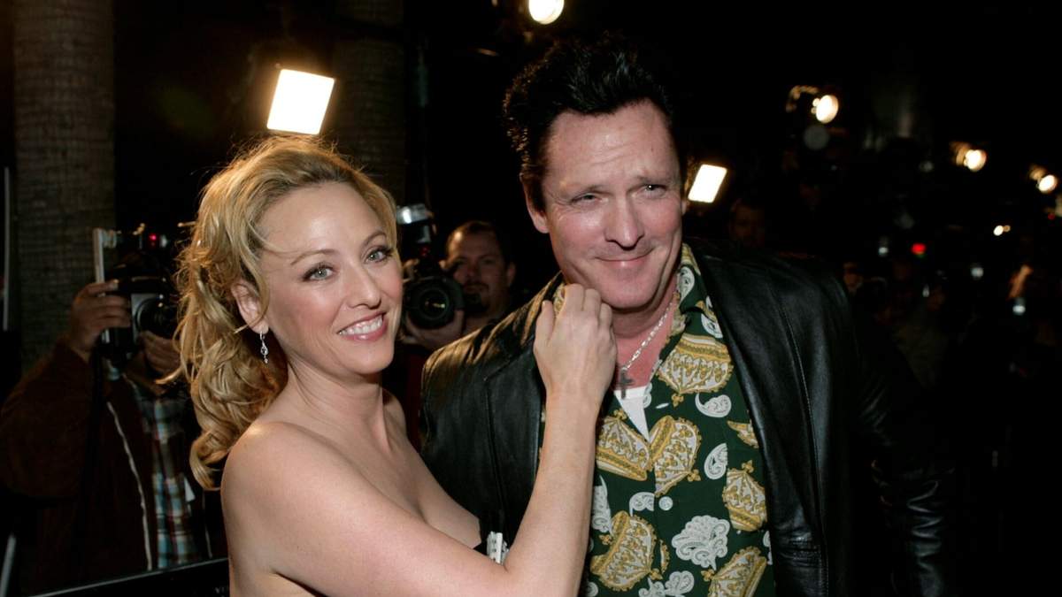 Los actores Virginia Madsen y su hermano Michael Madsen