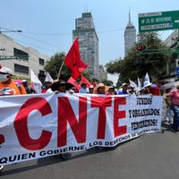 Marcha CNTE: Trabajadores de la Educación instalarán plantón en el Zócalo para exigir aumento salari