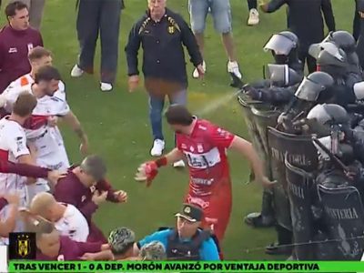 Tan mal huele el ascenso que iba a pasar: batalla campal en Deportivo Madryn-Morón