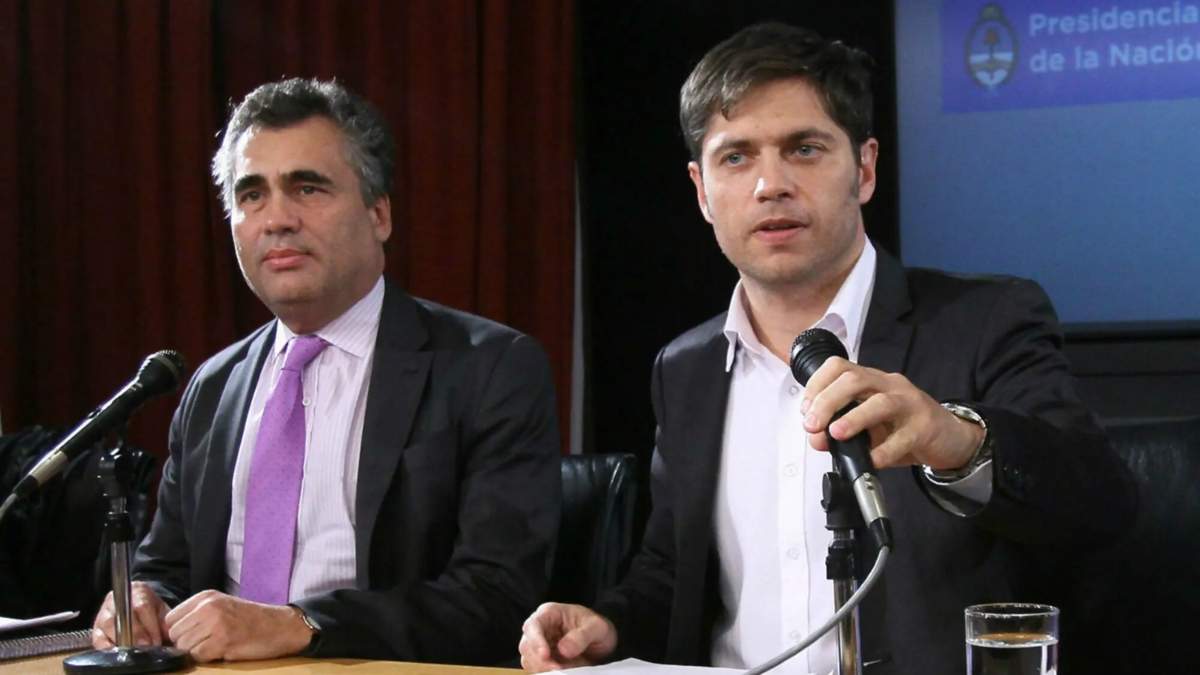 Alejandro Vanoli y Axel Kicillof. Fuente: (Twitter)