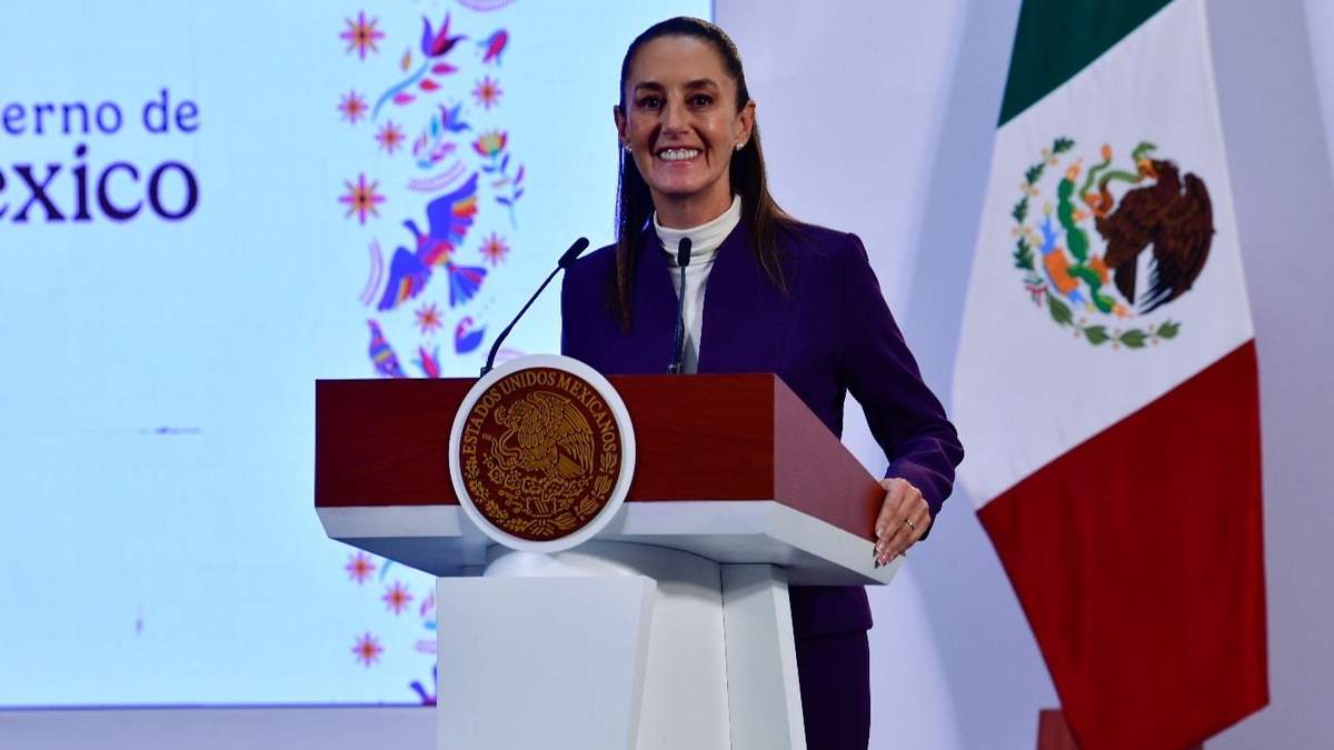 La presidenta en Palacio Nacional