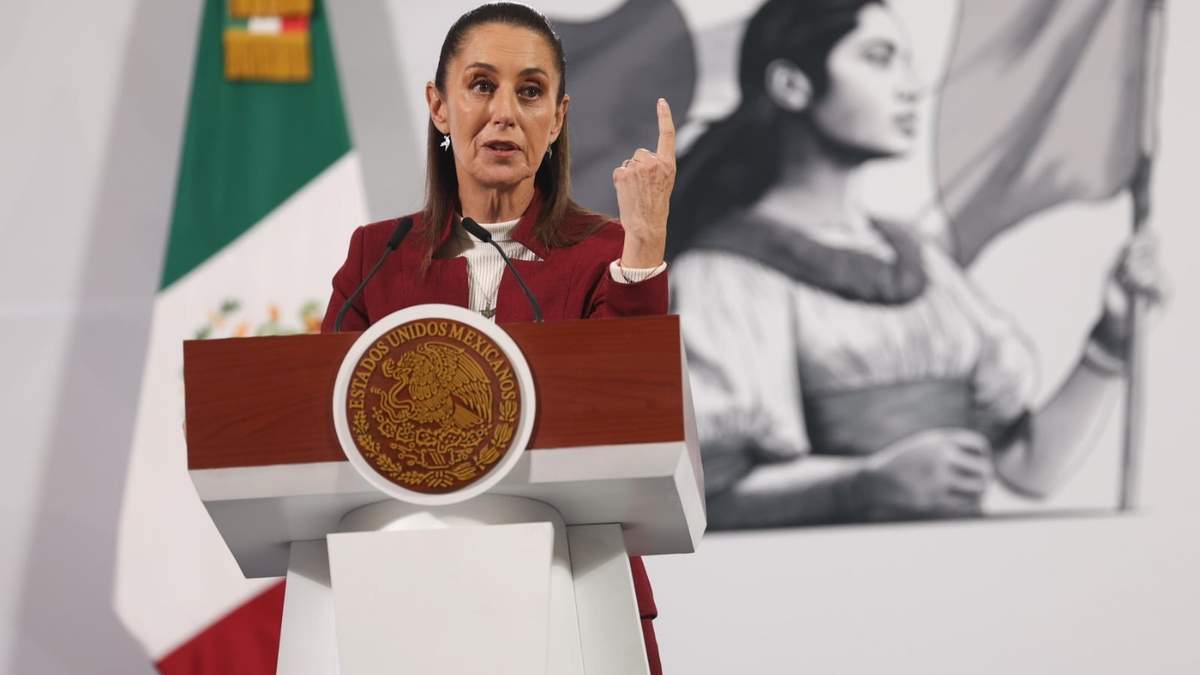 La presidenta Claudia Sheinbaum