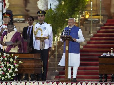 Modi es juramentado para tercer período como primer ministro de India