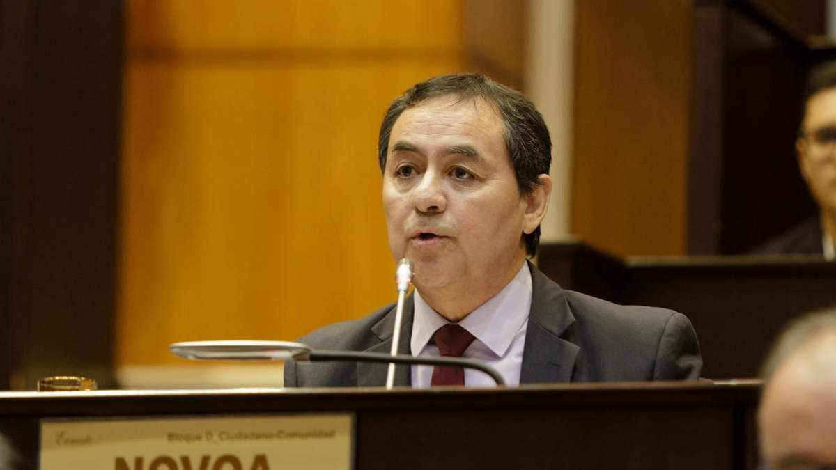 Diputado Ernesto Novoa. Fuente: (Emiliano Ortiz)