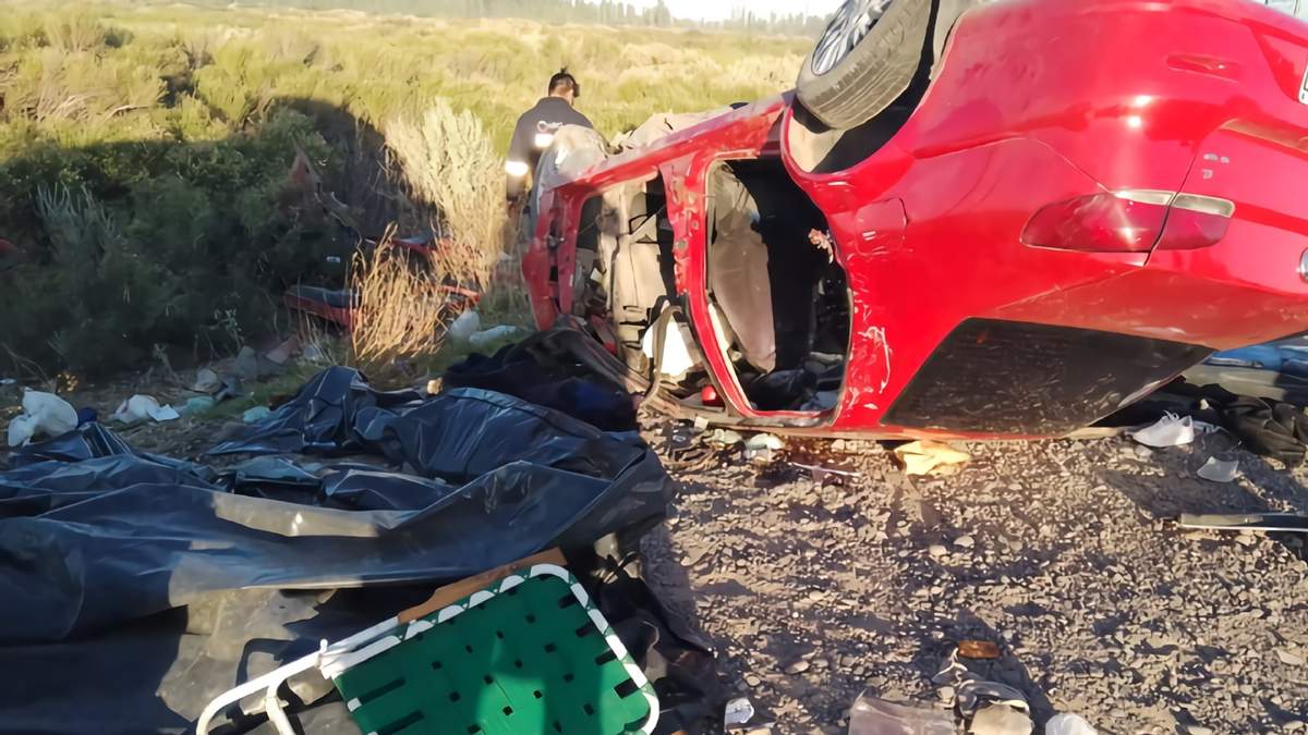 Imagen del accidente. Fuente: (Twitter)