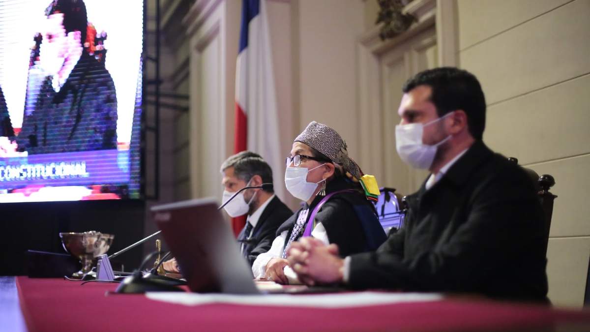 Directiva de la Convención Constitucional de Chile. Fuente: (Twitter)