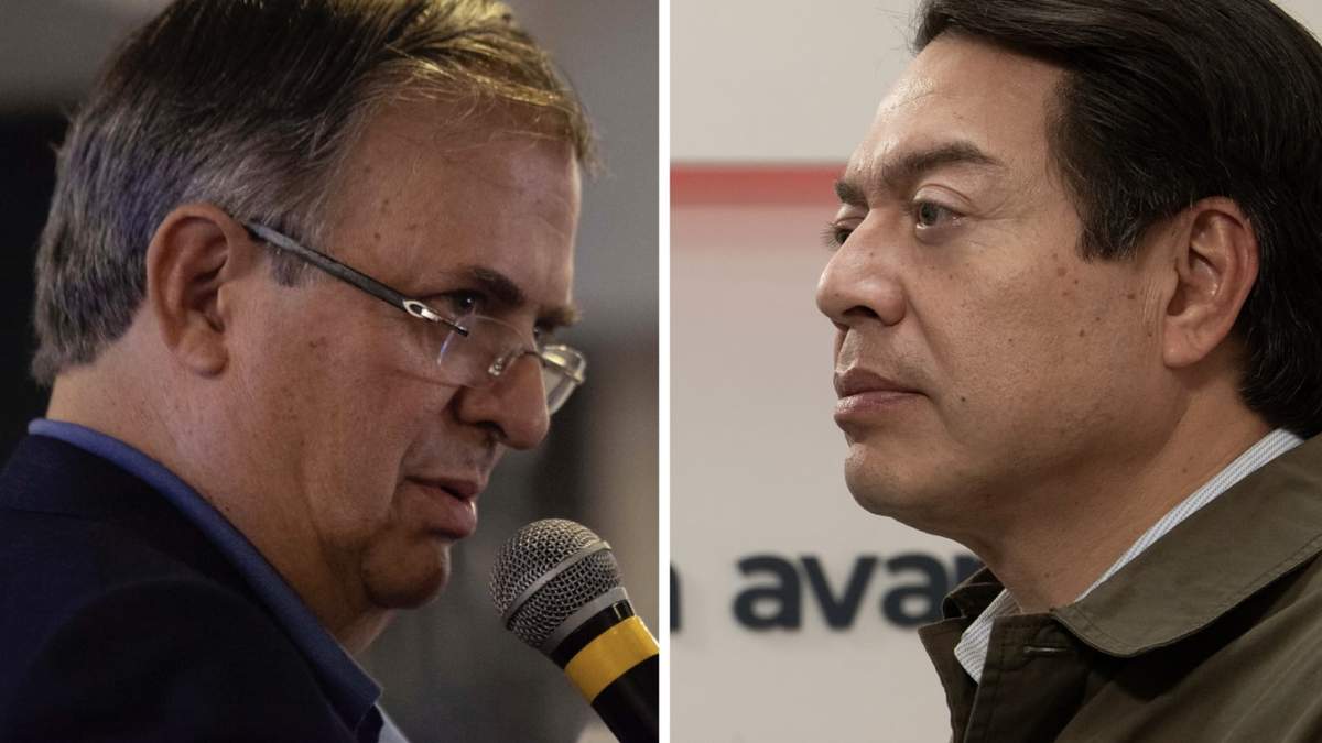 Marcelo Ebrard y Mario Delgado