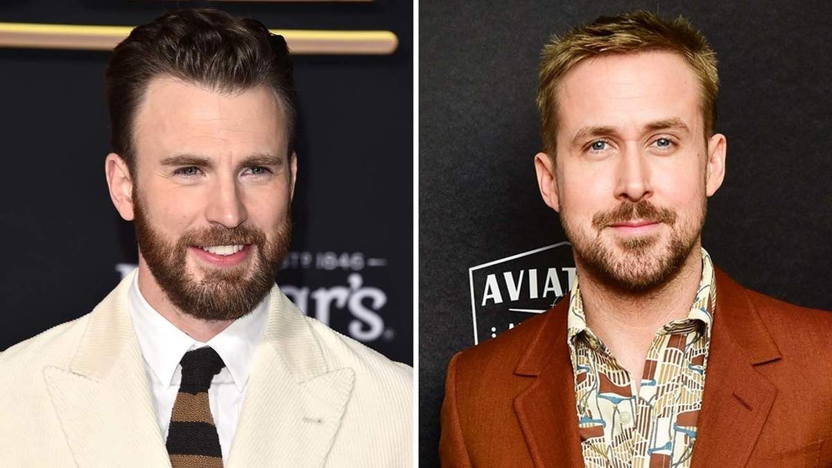 Chris Evans y Ryan Gosling. Fuente: (Instagram)