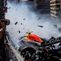 El impactante video de los fotógrafos que vivieron de cerca el accidente de Checo Pérez