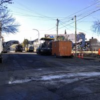 Comenzó la repavimentación de calle Alcorta en el bajo neuquino en el marco del Plan Orgullo