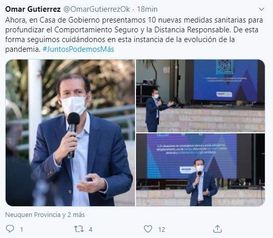 Omar Gutiérrez. Fuente: (Twitter)
