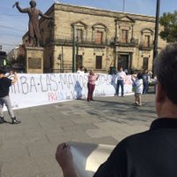 Encabeza diputada de MC protesta por gasolinazo en Guadalajara