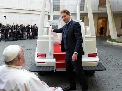 El papamóvil de Francisco se donará a Gaza
