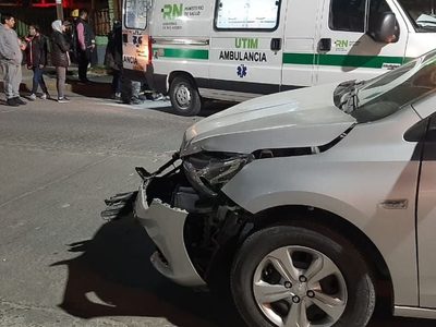 Impresionante choque en Bariloche: tres personas resultaron heridas