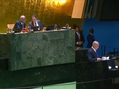 Delegaciones diplomáticas dejan “hablando solo” a Benjamin Netanyahu en la ONU (Videos)