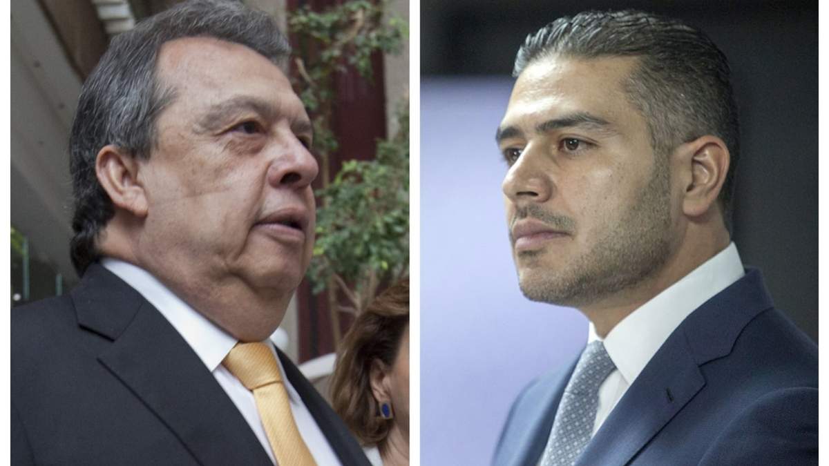 Ángel Aguirre y Omar García Harfuch