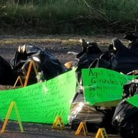 Hallan una decena de bolsas con restos humanos en la carretera libre de Guanajuato a Silao