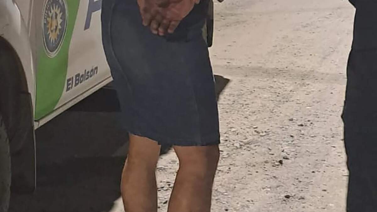 Facundo Jones Huala, detenido por la policía de Río Negro. Fuente: (Policía de Río Negro)
