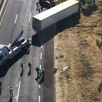 Tráiler impacta a varios vehículos en la México-Puebla; hay 13 lesionados