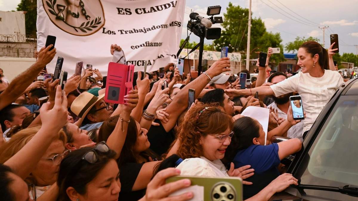 Claudia Sheinbaum en Ciudad Obregón