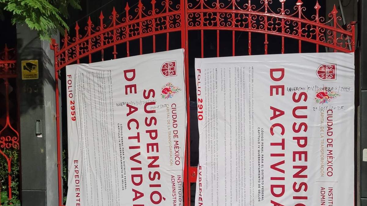 Aristóteles 165, donde operaba Moon Piltes antes de que el INVEA les colocara sellos de suspensión