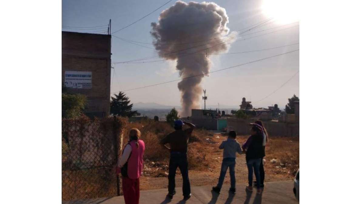 La explosión en Tultepec