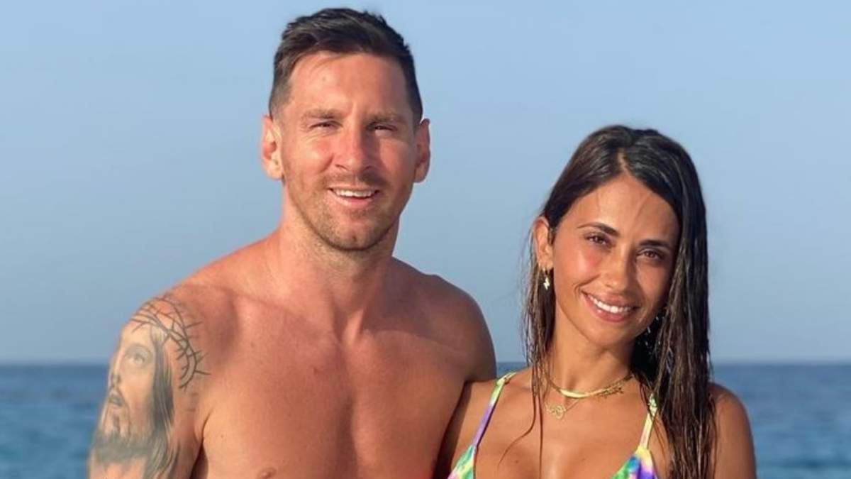Lionel Messi y Antonella Roccuzzo. Fuente: (Instagram)