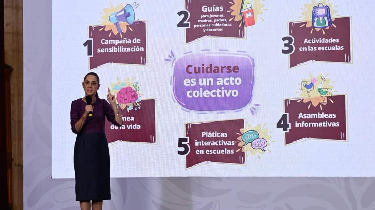 El gobierno federal presentó la estrategia “ABC de las emociones” para atender la salud mental en los niveles educativos de tercero de secundaria