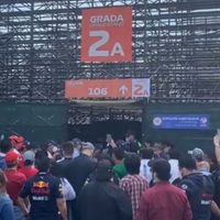 Timan a fanáticos en el Gran Premio de México