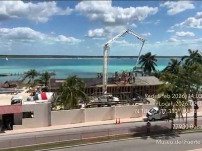 Sedena reanuda construcción de casa de descanso en Bacalar, tras revés de amparos