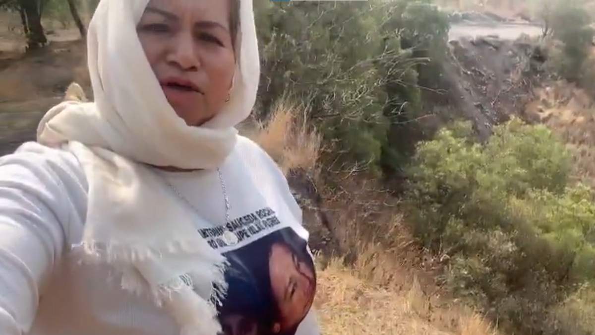 El video en el lugar del hallazgo