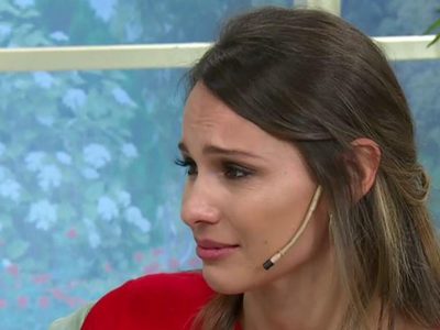 Pampita se emocionó por el gesto de uno de sus hijos