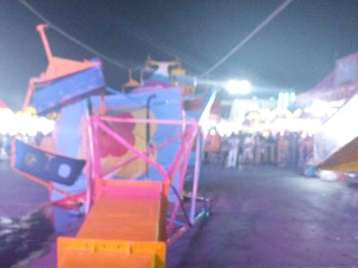 Cae un juego mecánico en Expo de Guadalupe, NL; hay cuatro lesionados (Video)