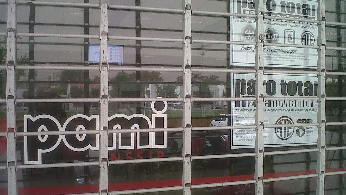Empleados del PAMI realizarán un paro de actividades este miércoles. Fuente: (Twitter)