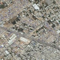 Imágenes satelitales muestran un gran éxodo de palestinos de Rafah ante invasión israelí