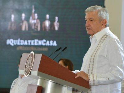 López Obrador aseguró que México “va a tocar fondo” este mes