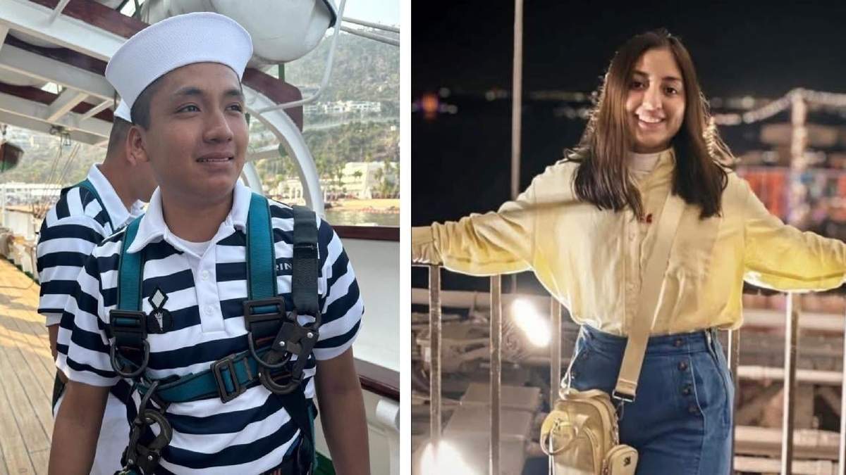 Adal Jair y América Yamileth, las víctimas del choque del Buque Cuauhtémoc