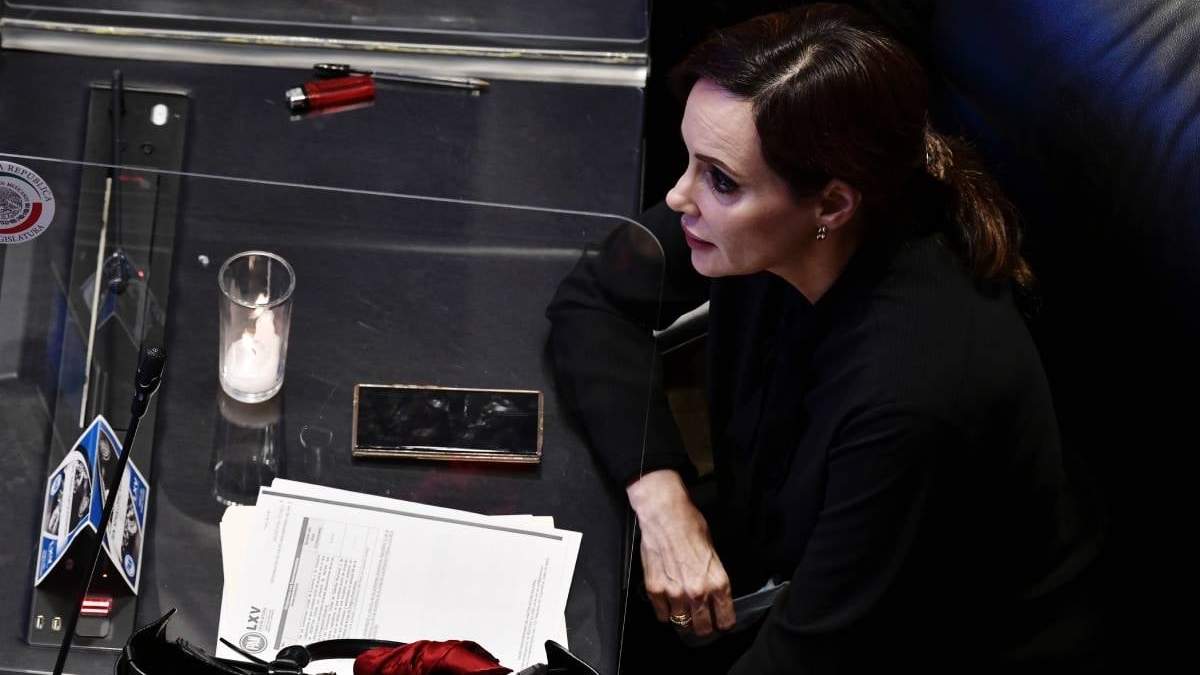 La senadora panista Lilly Téllez