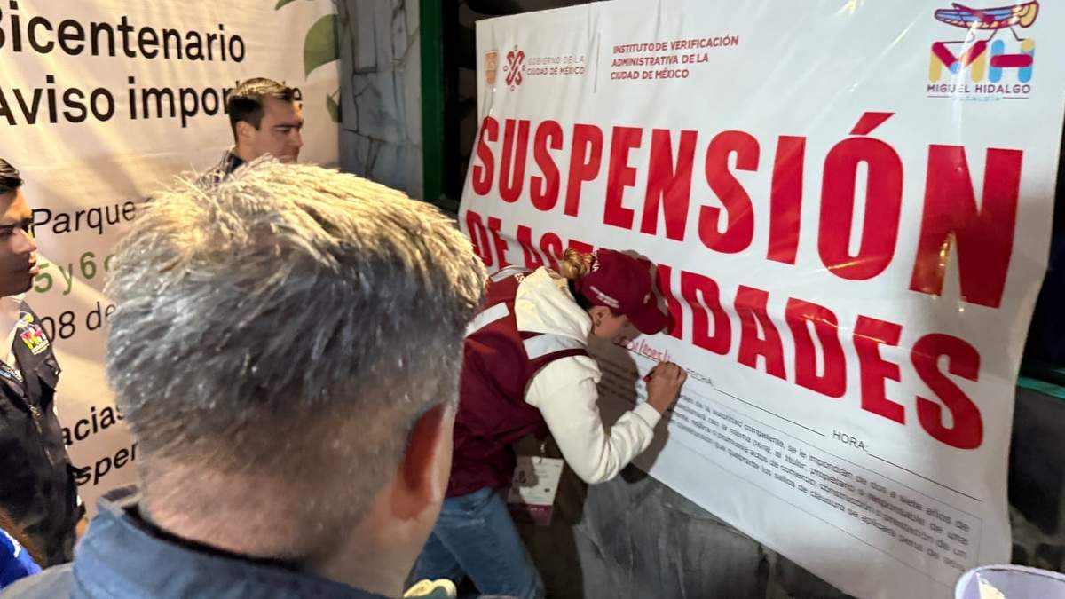 Autoridades de la Miguel Hidalgo suspenden actividades del Axe Ceremonia en el Parque Bicentenario
