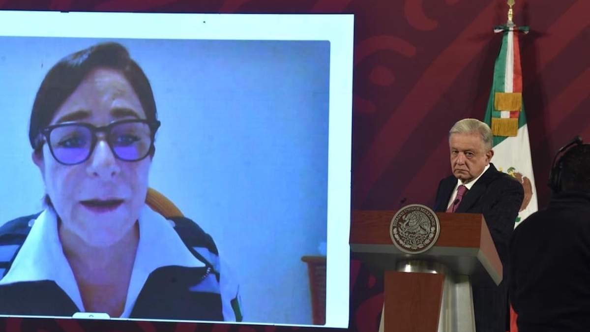 Laura Velázquez participó este viernes en la conferencia de AMLO