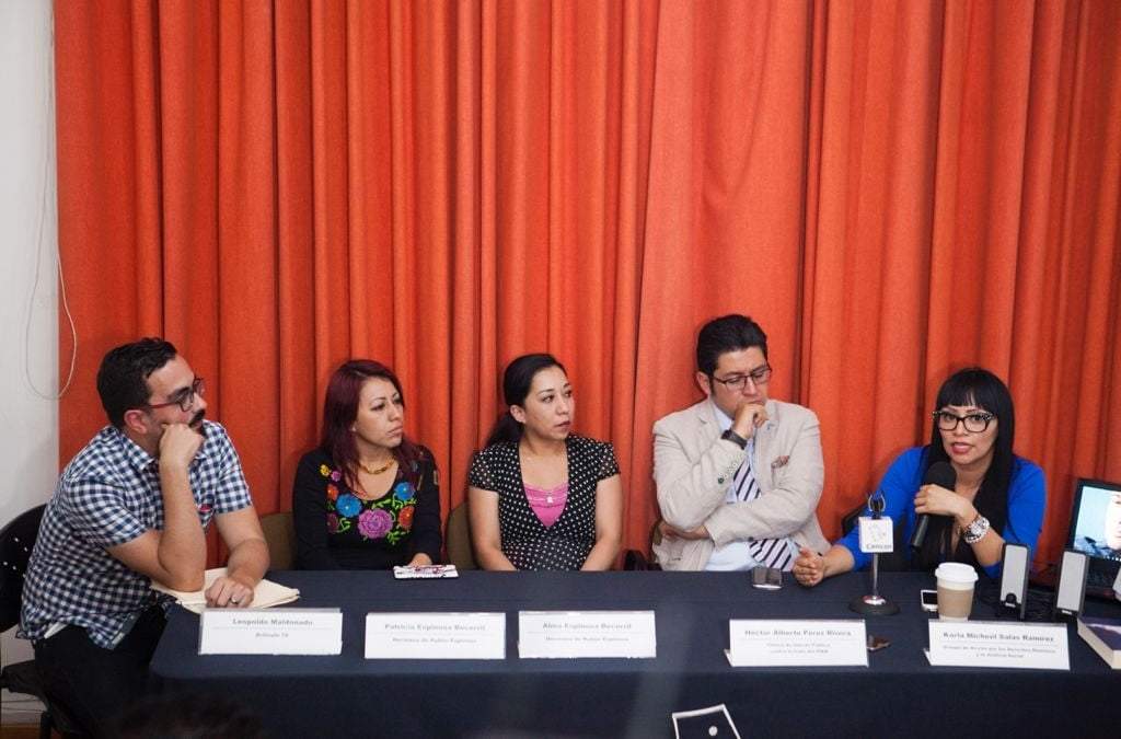 Conferencia de familiares de víctimas de Caso Narvarte