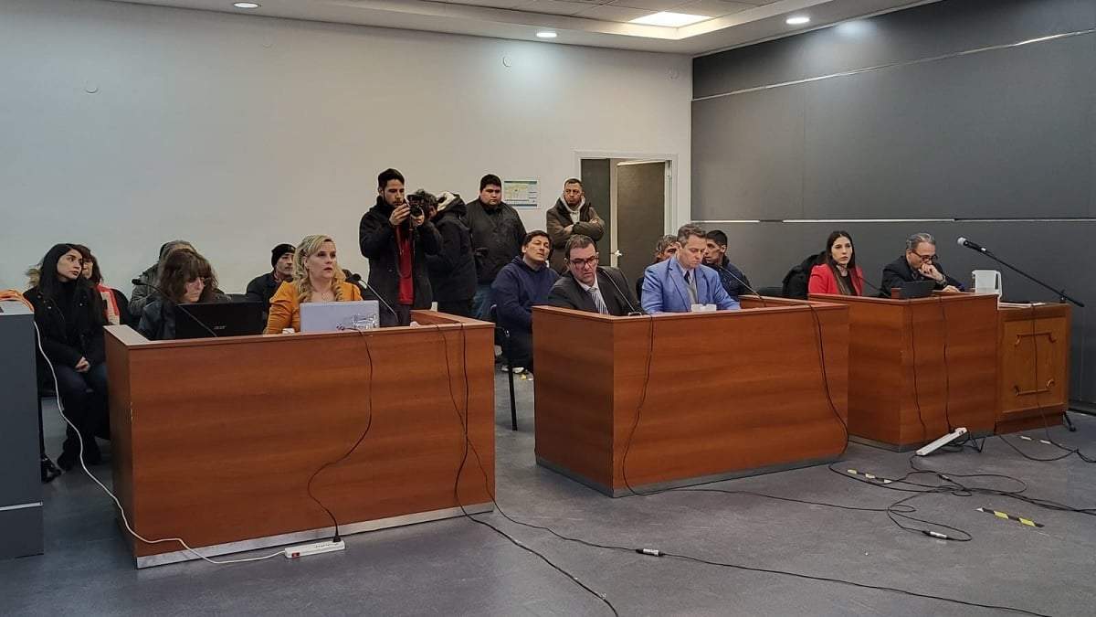 La audiencia de control de acusación duró más de 7 horas. Fuente (Ministerio Público Fiscal Río Negro)
