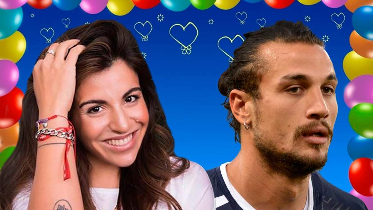 Gianinna Maradona y Daniel Osvaldo. Fuente: (MInuto Neuquén)
