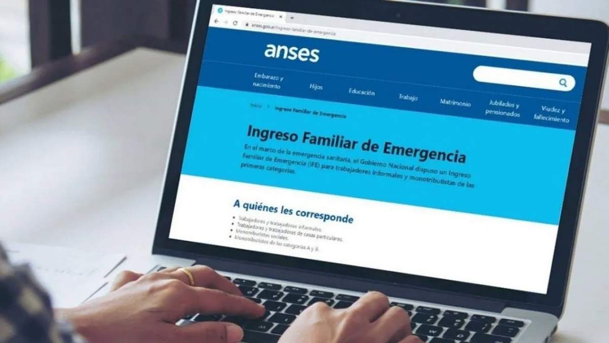 ANSES: Ingreso Familiar de Emergencia. Fuente: (Twitter)