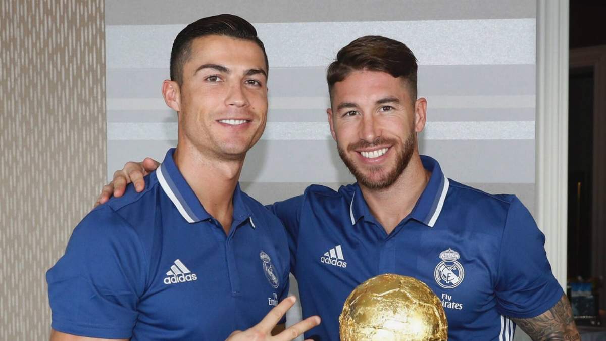 Cristiano Ronaldo y Sergio Ramos. Fuente: (Instagram)