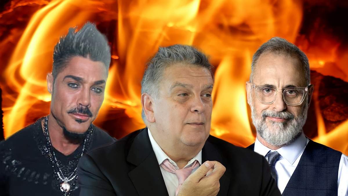 Ricardo Fort, Luis Ventura y Jorge Rial. Fuente: (Minuto Neuquén)